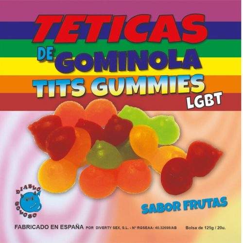 DIABLO GOLOSO - ASSORTED GLITTER GUMMY TEETICS