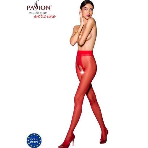 PASSION - TIOPEN 007 RED TIGHTS 1/2 20 DEN