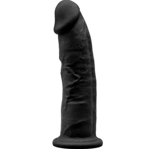 SILEXD - MODEL 2 REALISTIC PENIS PREMIUM SILEXPAN SILICONE BLACK 15 CM