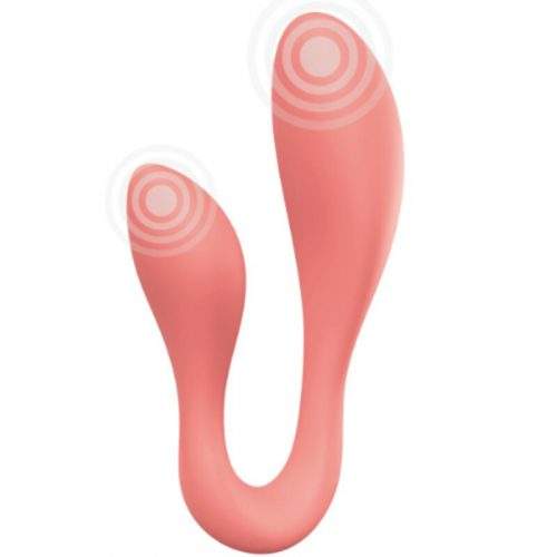 ADRIEN LASTIC - COUPLE SECRETS II DOUBLE STIMULATION PINK + APP