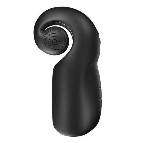 SNAIL VIBE - EVO FOR HIM MALE MASTURBATOR SLIDE N'ROLL DARK BLACK