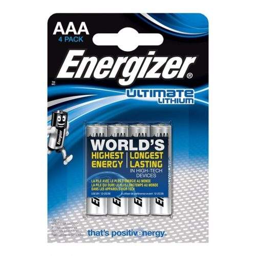 ENERGIZER ULTIMATE LITHIUM AAA L92 LR03 1