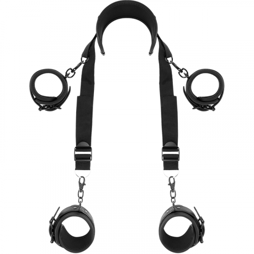 FETISH SUBMISSIVE - POSICION MASTER 4 HANDCUFFS WITH NEOPRENE LINING