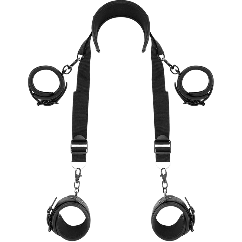 FETISH SUBMISSIVE - POSICION MASTER 4 HANDCUFFS WITH NEOPRENE LINING